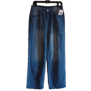 Nwt Estanpados highrise wider leg jeans. Size large( see measurements)Gift Idea!